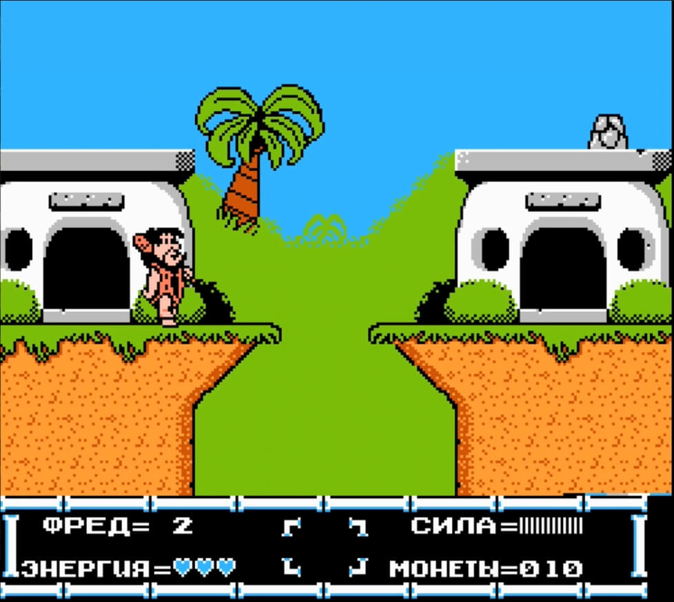 Flintstones - Rescue of Dino & Hoppy - геймплей игры Dendy\NES